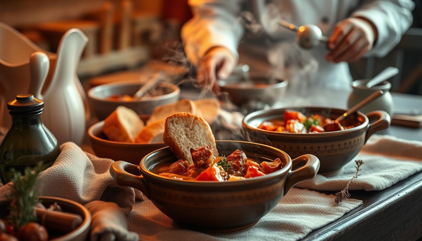 Seasonal meal prepared in a home kitchen