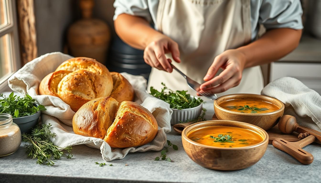 Healthy home cooking bowl