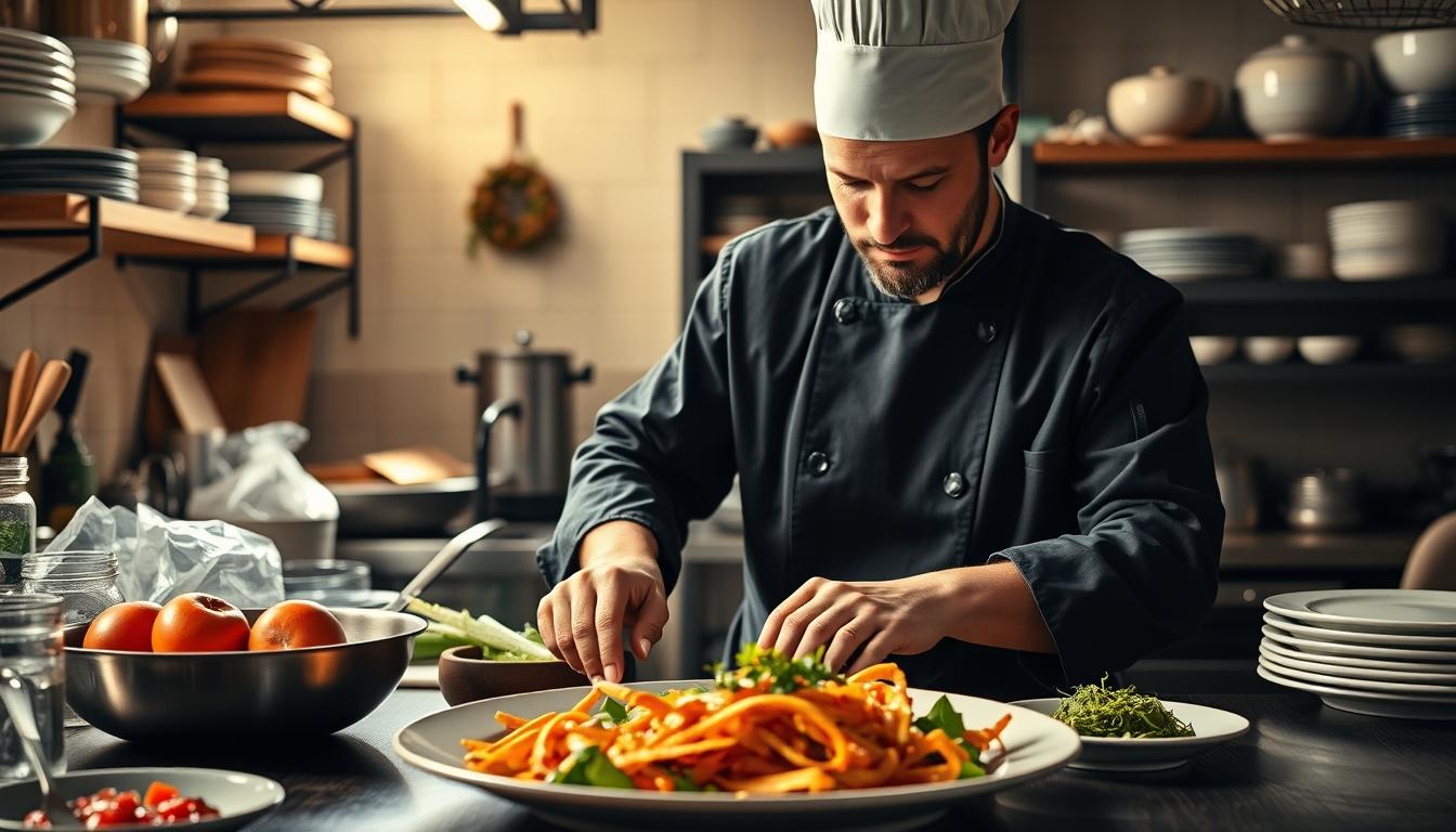 Measured baking ingredients prepared on a counter